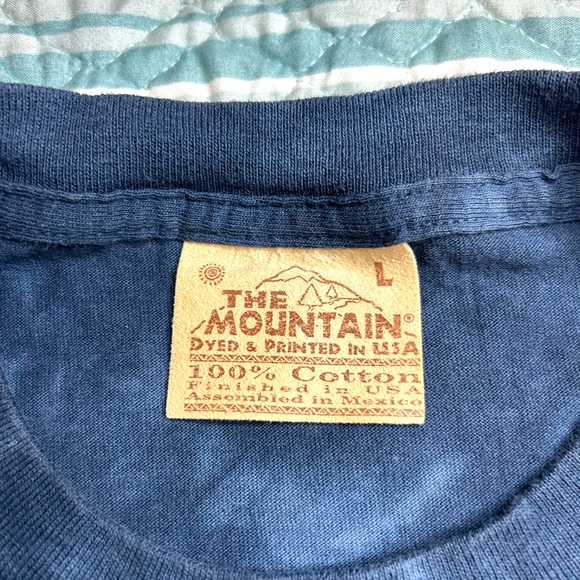 Vintage 90s The Mountain Arctic Wolves Tie Dye Graphic T-Shirt Sz Large - Picture 3 of 8